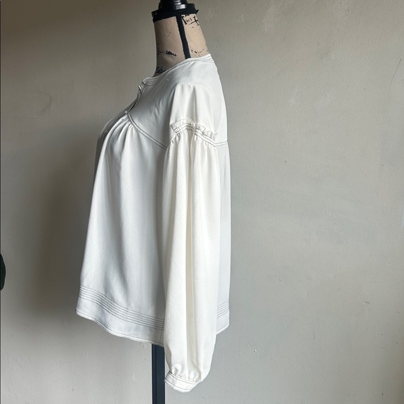 Joie Mirna Porcelain Peasant Boho Blouse Size XS NWT - Picture 7 of 13